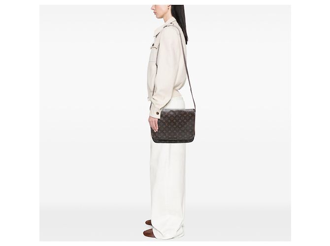 Messenger MM Beaubourg Monogram Marrone Louis Vuitton - vista 7
