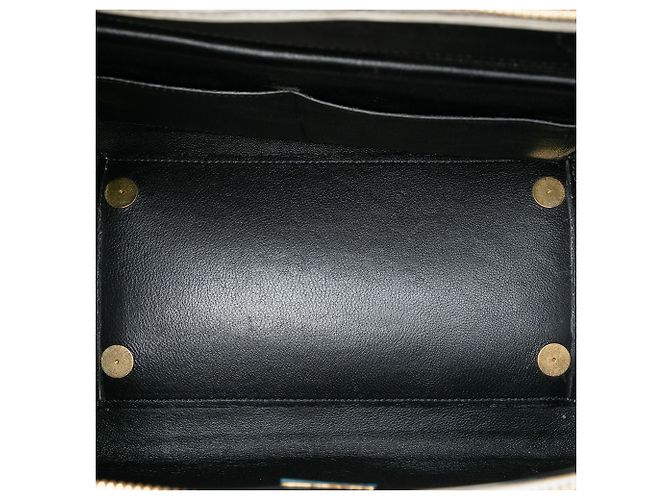 Belt Bag Céline Celine Weißes Bicolor Gekörntes Kalbsleder Gürteltasche - Ansicht 4