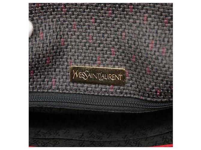 Bandolera de lona recubierta gris Saint Laurent Castaño - vista 5