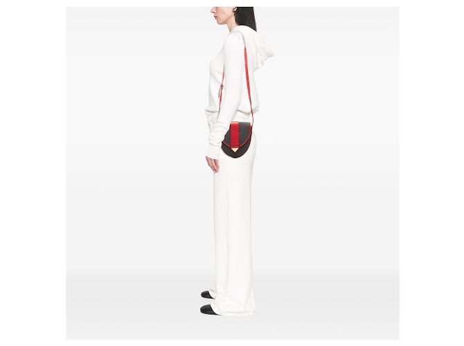 Bandolera de lona recubierta gris Saint Laurent Castaño - vista 6