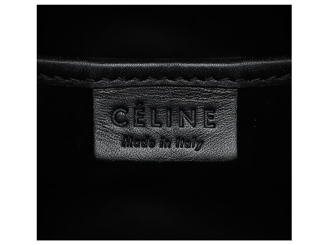 Luggage Céline Celine Weißer Nano Tricolor Leder Reisetasche - Ansicht 5