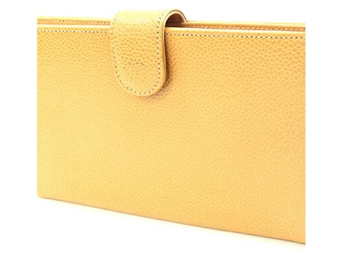Chanel Coco Mark Bifold Langbörse Beige Kamel - Ansicht 2