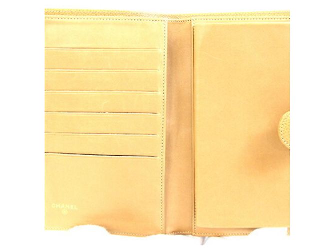 Chanel Coco Mark Bifold Langbörse Beige Kamel - Ansicht 3
