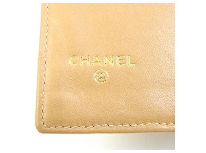 Chanel Coco Mark Bifold Langbörse Beige Kamel - Ansicht 5