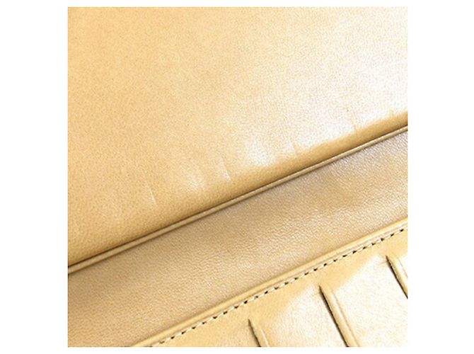 Chanel Coco Mark Bifold Langbörse Beige Kamel - Ansicht 9