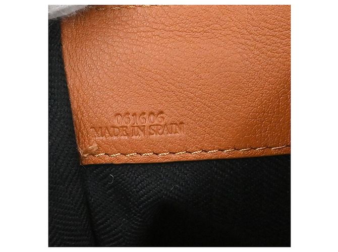 Loewe Hammock Leather Large Marrone - vista 5