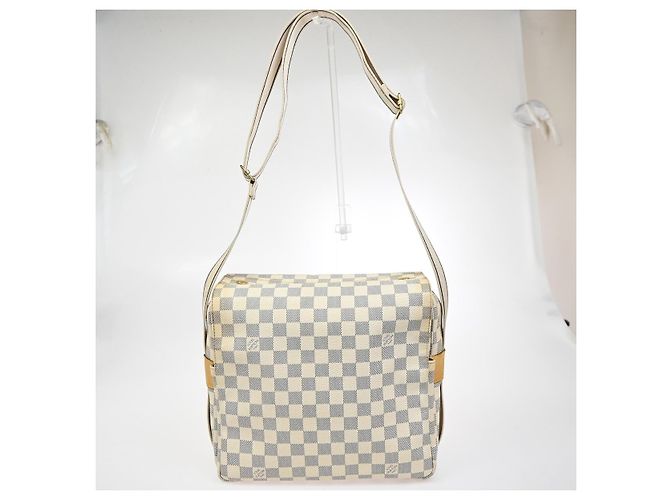 Borsa a mano Naviglio Damier Louis Vuitton Bianco - vista 2