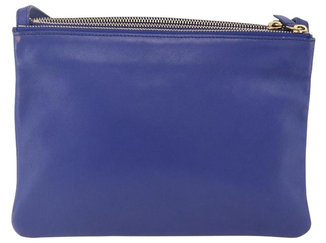 Céline Celine Trio Leather Small Blau - Ansicht 2
