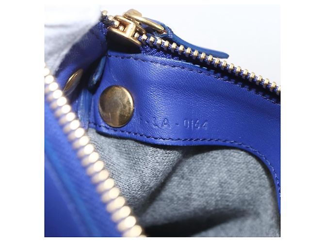 Céline Celine Trio Leather Small Blau - Ansicht 7