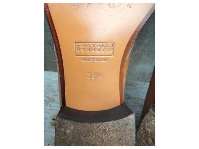 Fratelli Rosseti Fratelli Rossetti Schnürschuhe aus Leder hellbraun - Ansicht 9