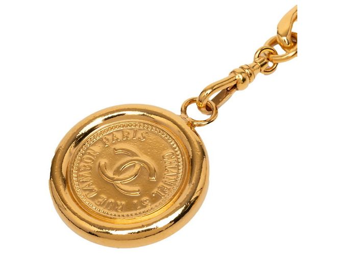 Cambon Cinturón de Cadena Coco Mark de Chanel Dorado - vista 2