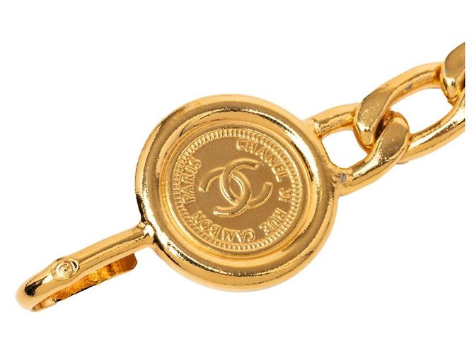 Cambon Cinturón de Cadena Coco Mark de Chanel Dorado - vista 3