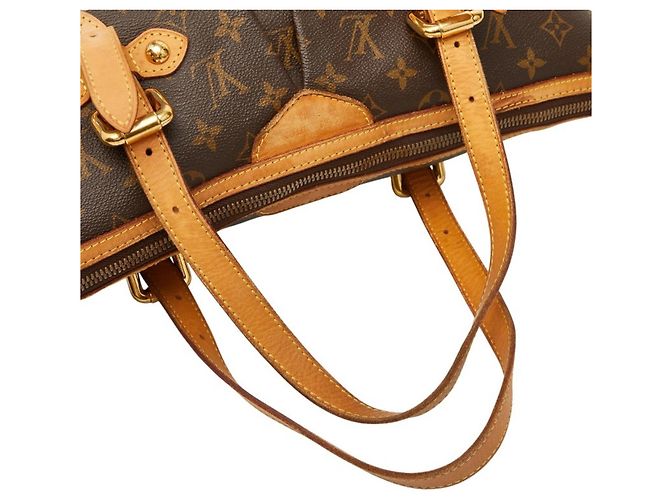 Borsa a mano/spalla Louis Vuitton Monogram Palermo GM Marrone - vista 10