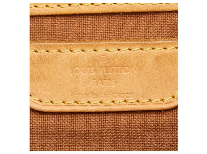 Borsa a mano/spalla Louis Vuitton Monogram Palermo GM Marrone - vista 12