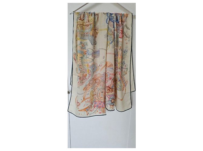 Hermès Xale Hermes Branco Multicor - vista 2