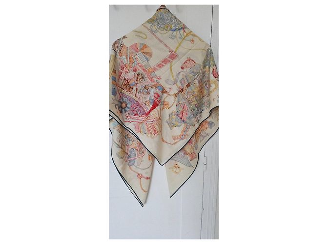 Hermès Xale Hermes Branco Multicor - vista 3