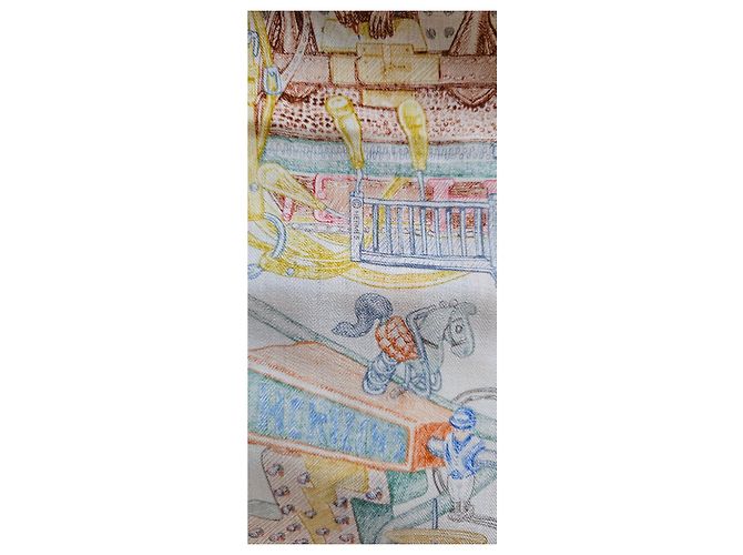 Hermès Xale Hermes Branco Multicor - vista 5