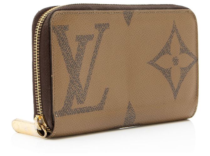 Portafoglio Zippy Monogramma Gigante Inverso Louis Vuitton Marrone - vista 2