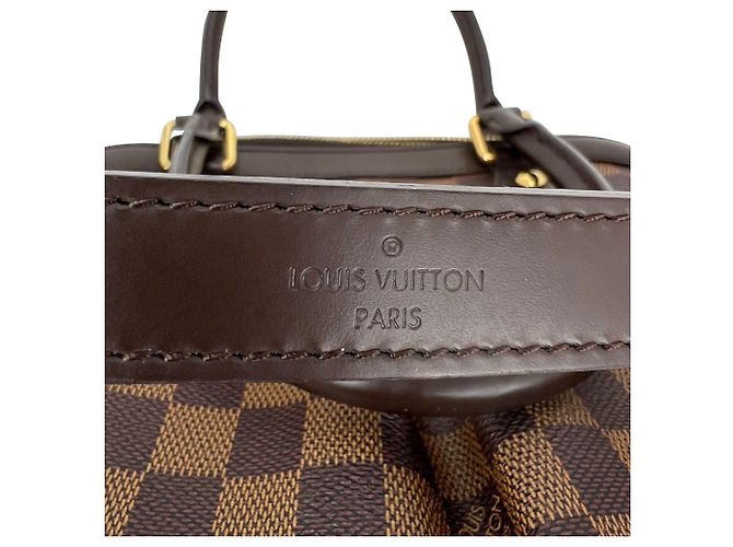 Sac à main épaule Trevi PM en toile Damier Ébène de Louis Vuitton Marron - vue 10