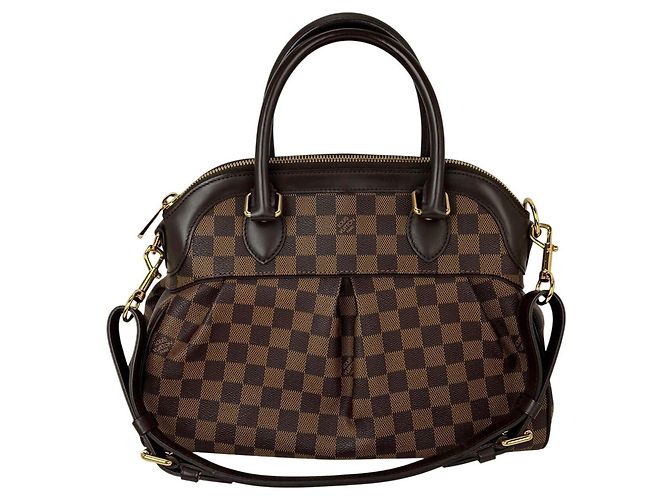 Sac à main épaule Trevi PM en toile Damier Ébène de Louis Vuitton Marron - vue 2