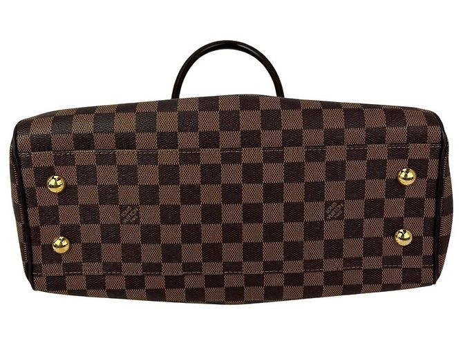 Sac à main épaule Trevi PM en toile Damier Ébène de Louis Vuitton Marron - vue 3