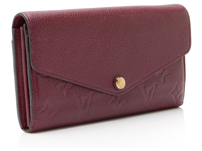 Portafoglio Sarah Monogram Empreinte Louis Vuitton Rosso - vista 2