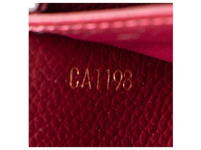 Portafoglio Sarah Monogram Empreinte Louis Vuitton Rosso - vista 4