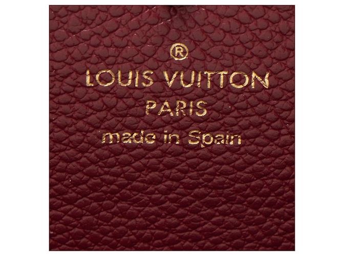 Portafoglio Sarah Monogram Empreinte Louis Vuitton Rosso - vista 6