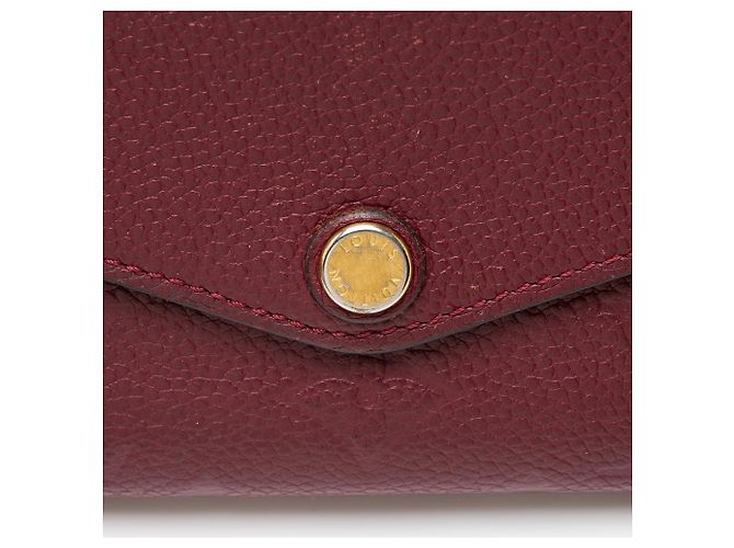 Portafoglio Sarah Monogram Empreinte Louis Vuitton Rosso - vista 7