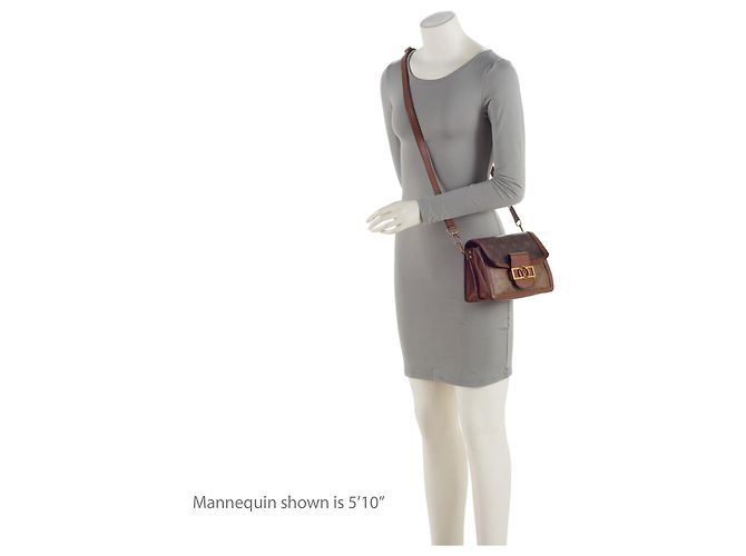 Borsa a Spalla Mini Dauphine in Monogramma Inverso Louis Vuitton Marrone - vista 5