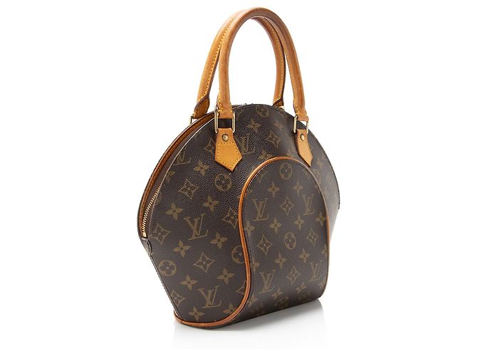 Louis Vuitton Vintage Monogramm Canvas Ellipse PM Handtasche Braun - Ansicht 2