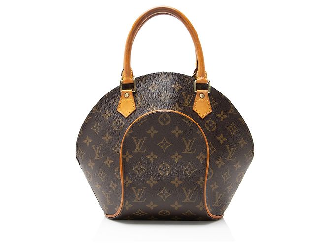 Louis Vuitton Vintage Monogramm Canvas Ellipse PM Handtasche Braun - Ansicht 3
