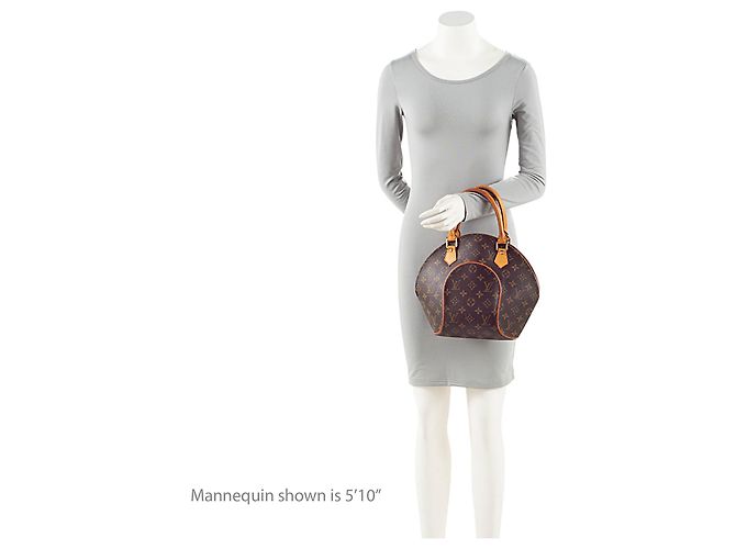 Louis Vuitton Vintage Monogramm Canvas Ellipse PM Handtasche Braun - Ansicht 5