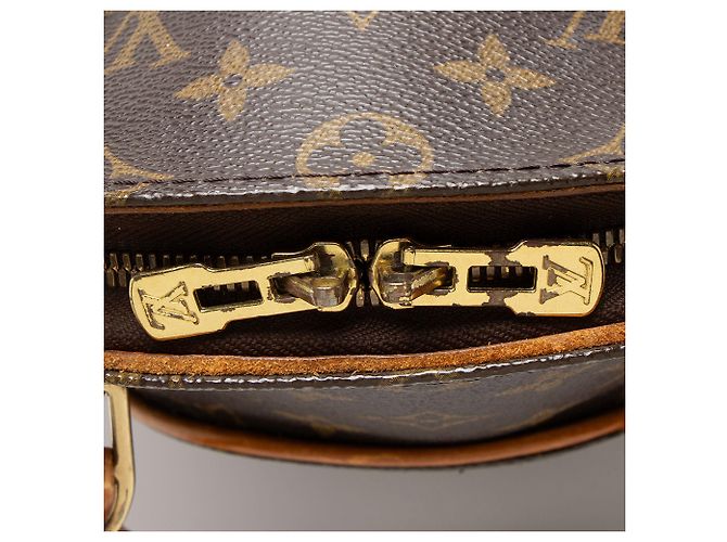 Louis Vuitton Vintage Monogramm Canvas Ellipse PM Handtasche Braun - Ansicht 9