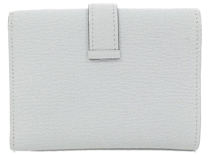 Cartera Hermès Béarn en cabra Azul - vista 2