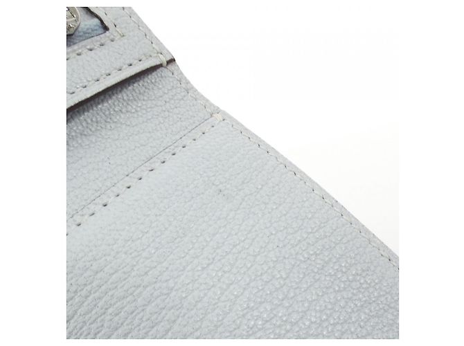 Cartera Hermès Béarn en cabra Azul - vista 8