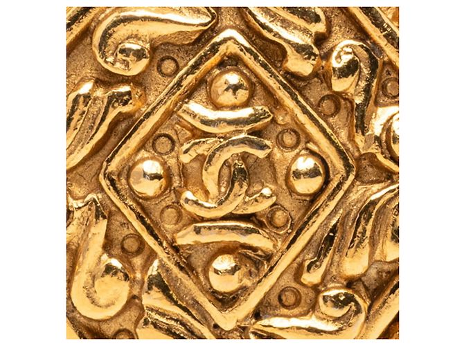 Timeless Spilla vintage placcata in oro Chanel Coco Mark D'oro - vista 3