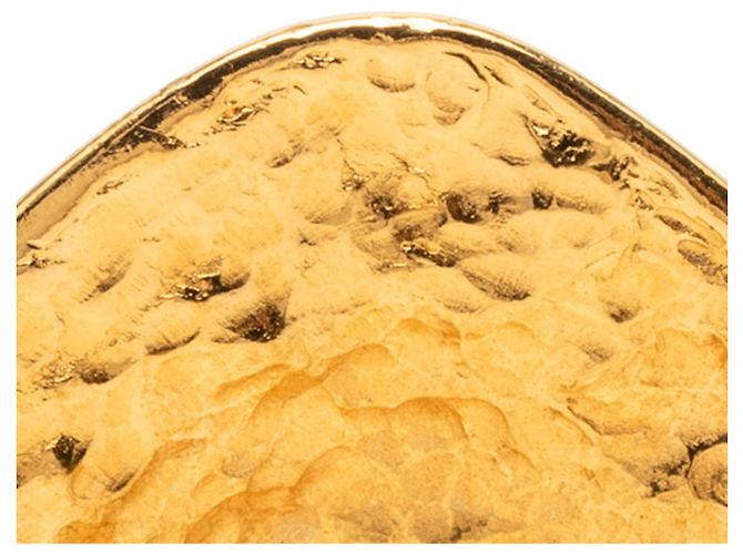 Timeless Spilla vintage placcata in oro Chanel Coco Mark D'oro - vista 6