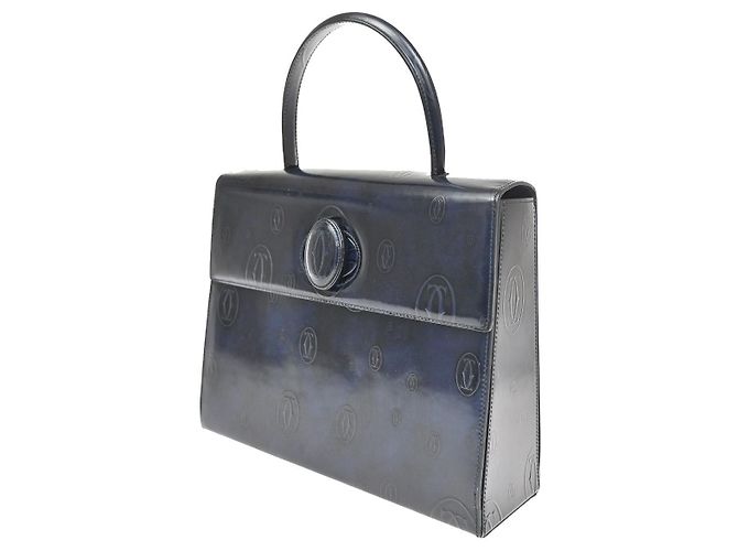 Cartier Happy Birthday Pelle lucida Blu navy - vista 3