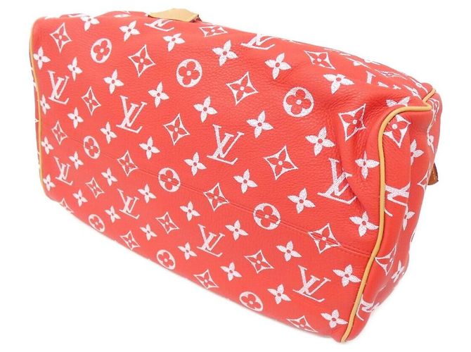 Speedy Borsa Boston Monogram Louis Vuitton Rosso - vista 2