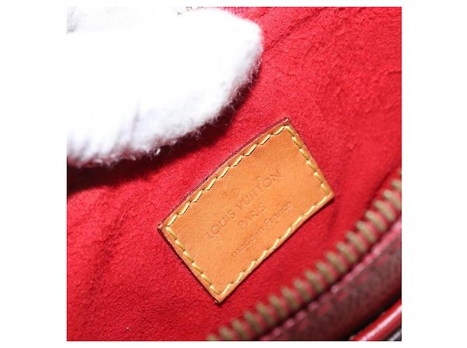 Bolso Pallas de lona Monogram con cuero BB Louis Vuitton Castaño - vista 6