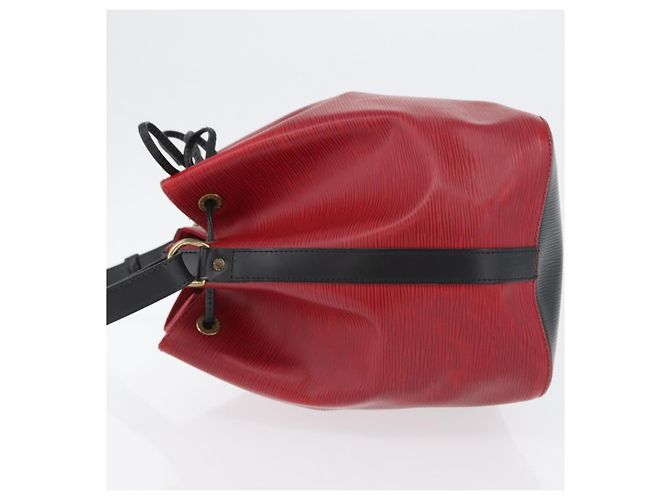 Noe Borsa Petit Noé in pelle Epi media Louis Vuitton Rosso - vista 4