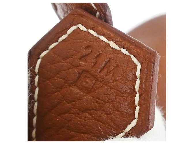 Borsa Plume Hermès Clemence 45 Marrone - vista 5