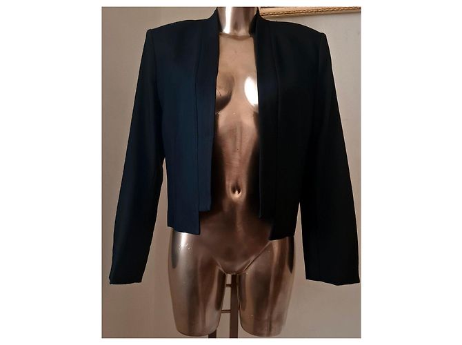 Elisabetta Franchi Giacca Corta Nera Nero - vista 5