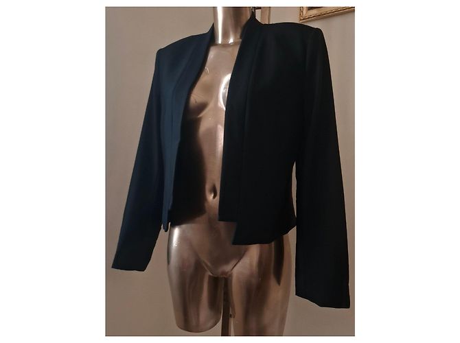 Elisabetta Franchi Giacca Corta Nera Nero - vista 6