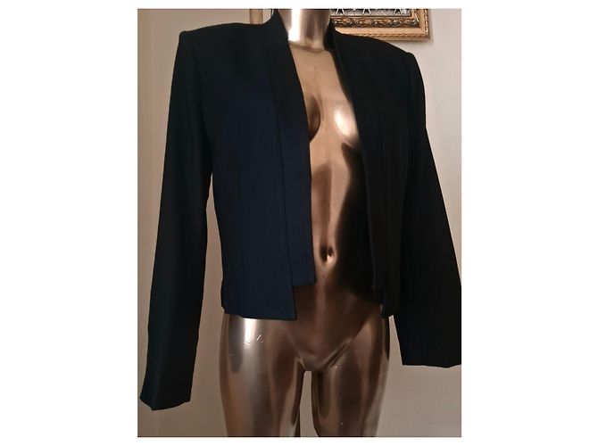 Elisabetta Franchi Giacca Corta Nera Nero - vista 7