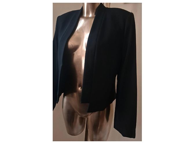Elisabetta Franchi Giacca Corta Nera Nero - vista 8