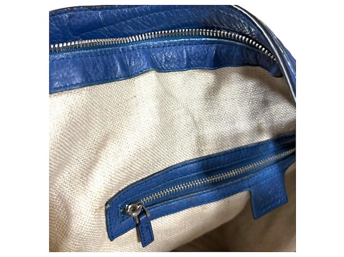 Borsa Tote Iconbit Gucci Blu - vista 10