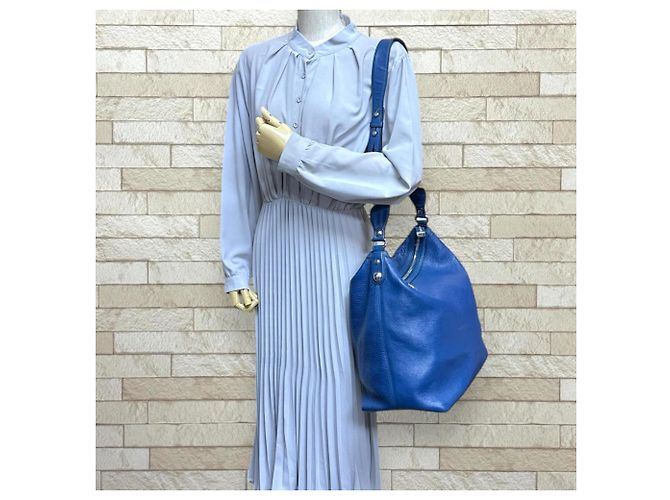 Borsa Tote Iconbit Gucci Blu - vista 2