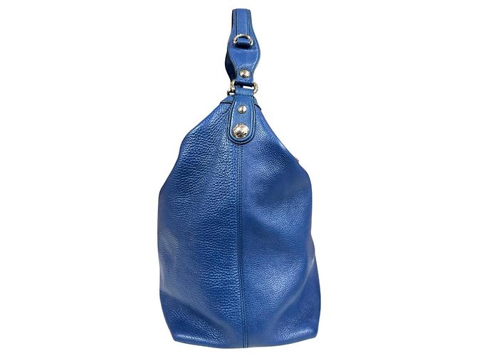 Borsa Tote Iconbit Gucci Blu - vista 4